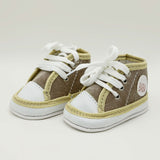 Newborn Boys Long Fancy Shoes - Brown, Newborn Caps, Shoes & Socks, Chase Value, Chase Value