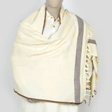 Men's Shawl - Cream, Men's Shawls & Mufflers, Chase Value, Chase Value