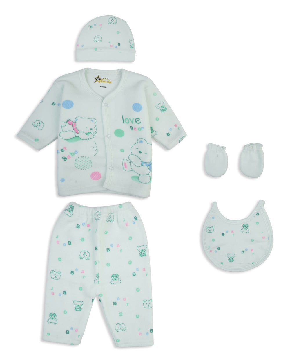 Newborn 5-Piece Set – Print, Newborn Gift Set, Chase Value, Chase Value