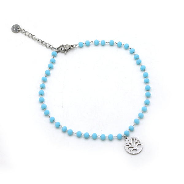 Women's Fashion Anklets - Cyan