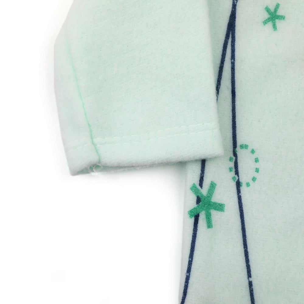 Newborn Boys Full Sleeves Suit - Cyan, Newborn Boys Sets & Suits, Chase Value, Chase Value