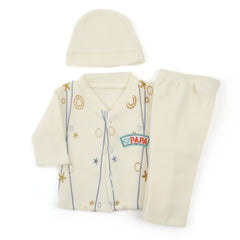 Newborn Boys Full Sleeves Suit - Fawn