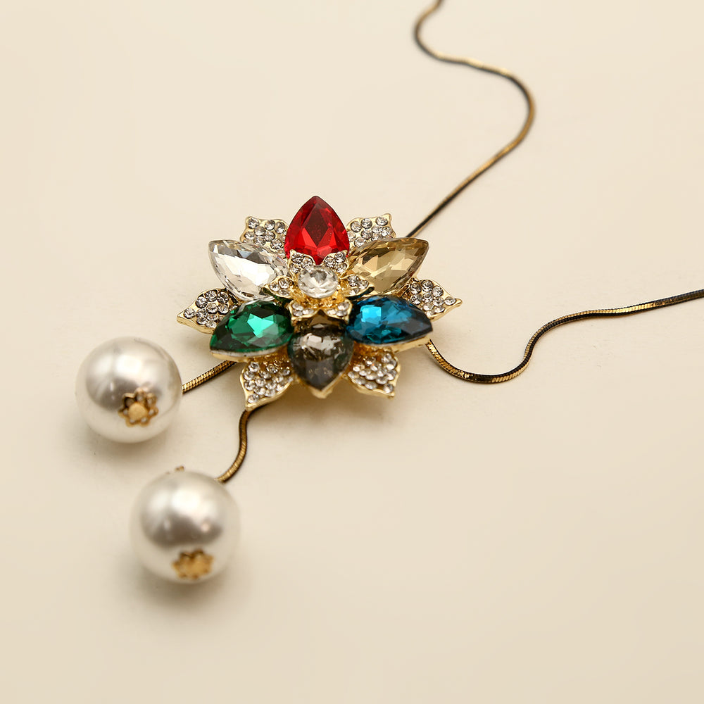 Women's Chain Mala - Golden Black, Women Chains & Lockets, Chase Value, Chase Value