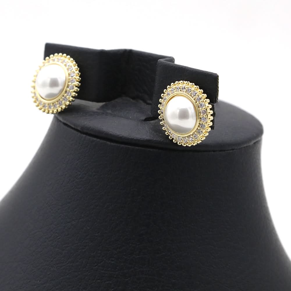 Women's Top Zircon - Golden, Women Earrings & Tops, Chase Value, Chase Value