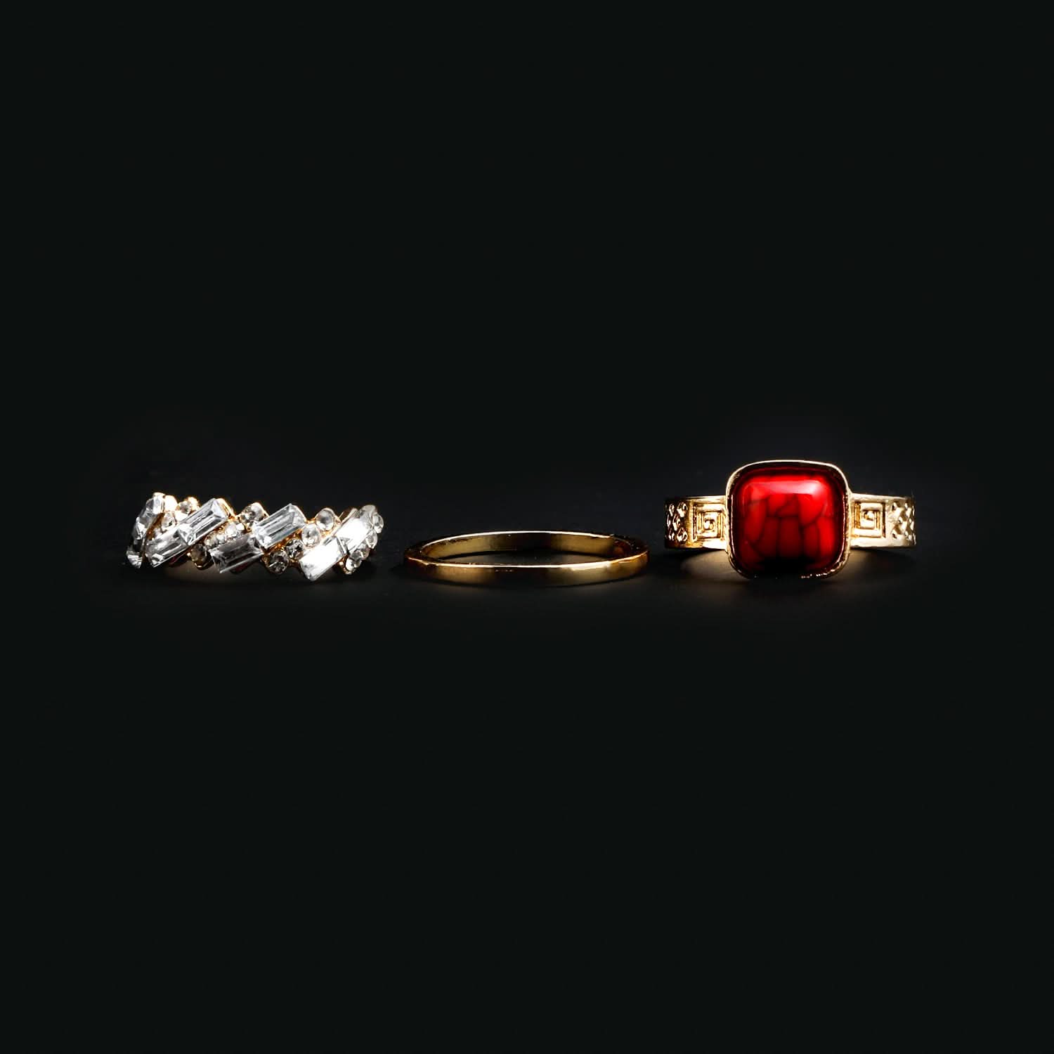 Women's Ring - Golden, Women Finger Rings, Chase Value, Chase Value