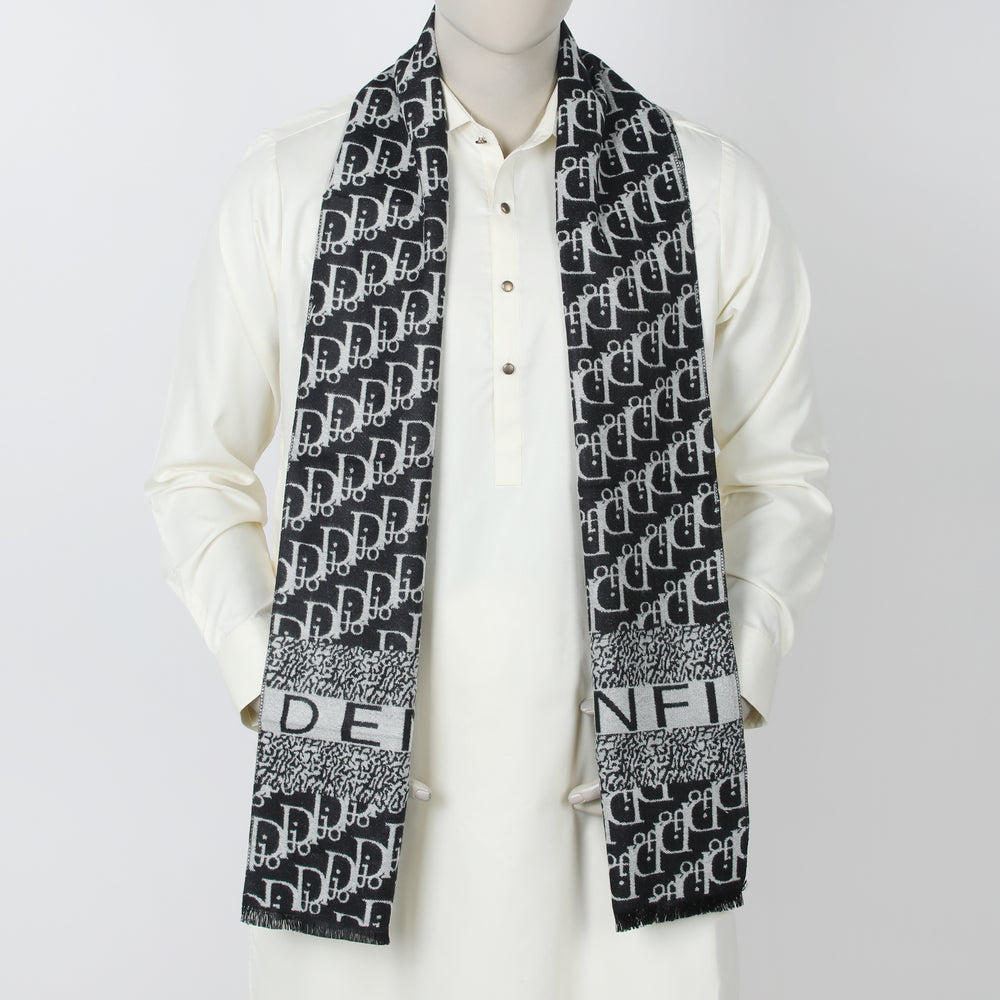 Men's Muffler - Grey, Men's Shawls & Mufflers, Chase Value, Chase Value