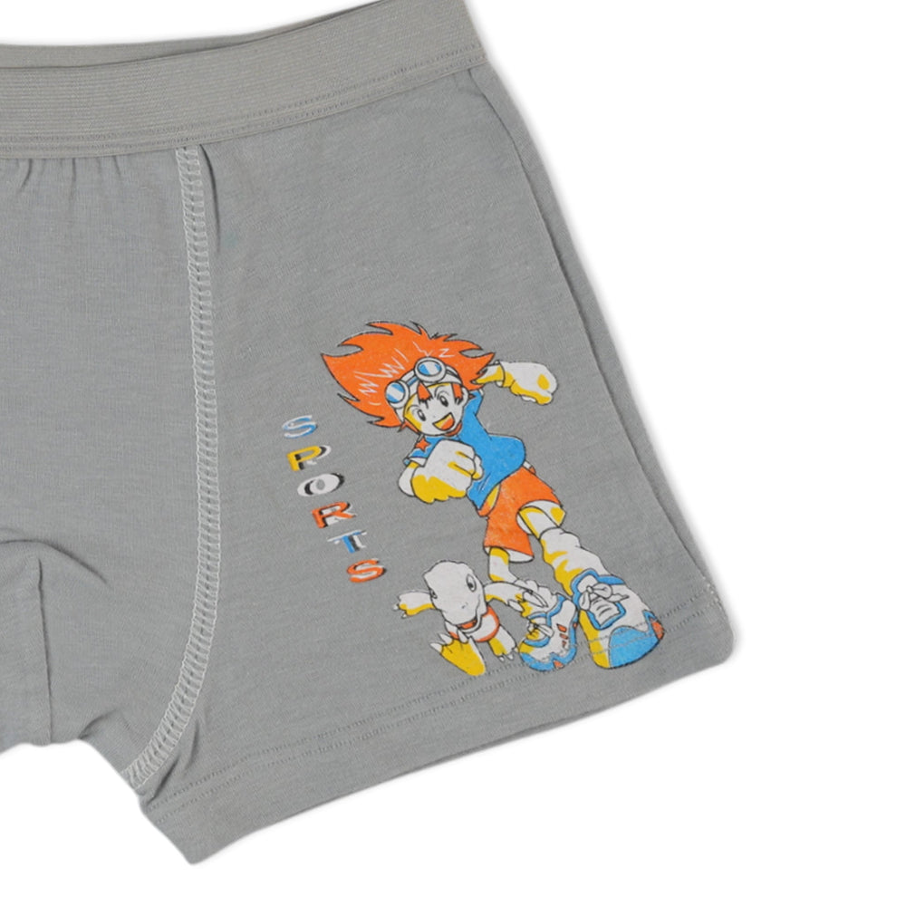 Boys Boxer - Grey, Boys Underwear, Chase Value, Chase Value