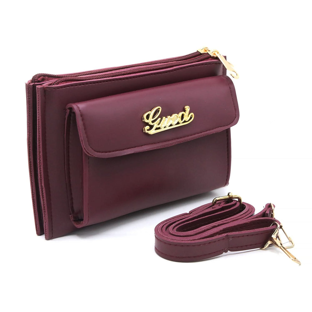 Women's Clutch - Maroon, Women Clutches, Chase Value, Chase Value