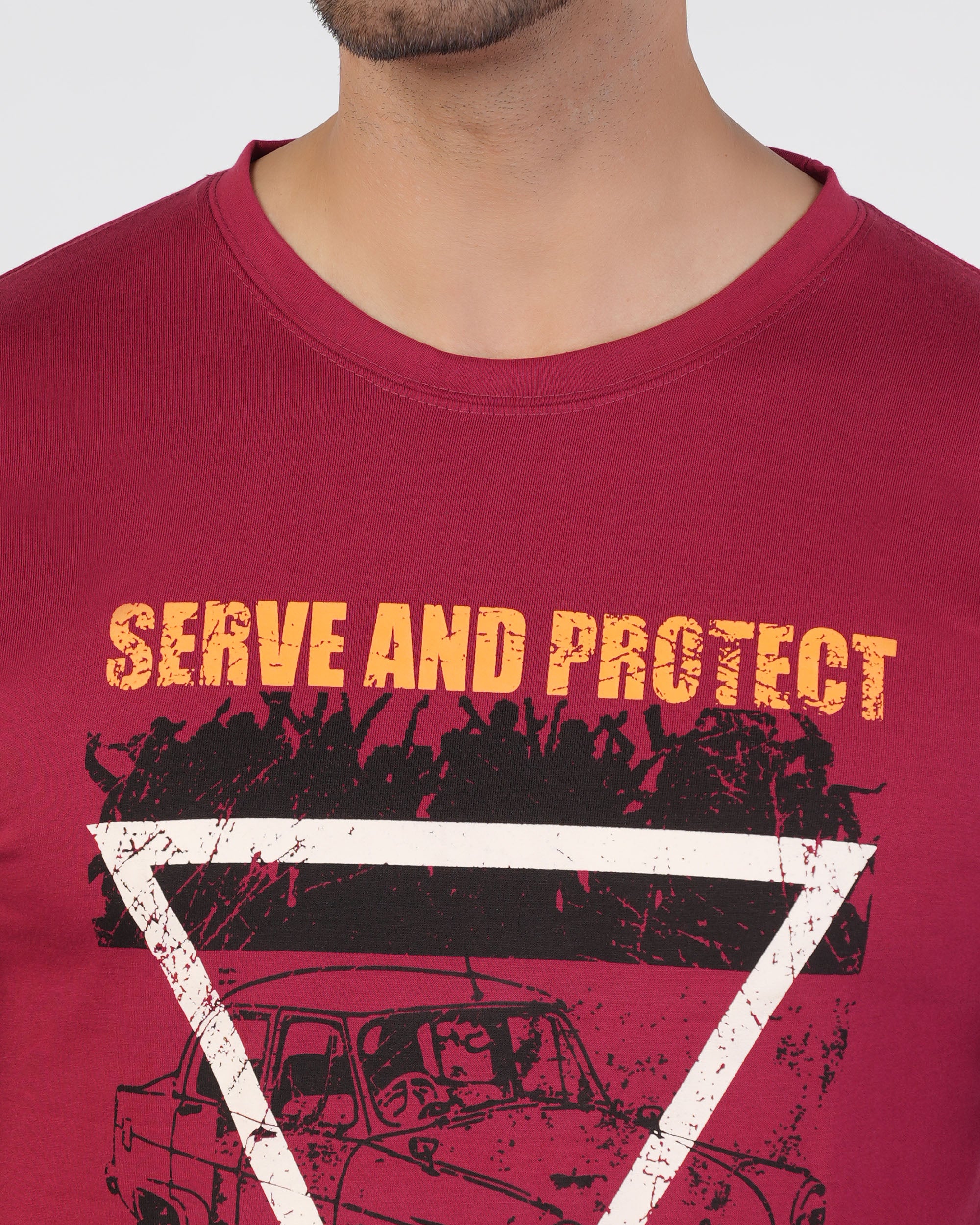 Men’s Printed Full Sleeves T-Shirt, Men's T-Shirts & Polos, Chase Value, Chase Value