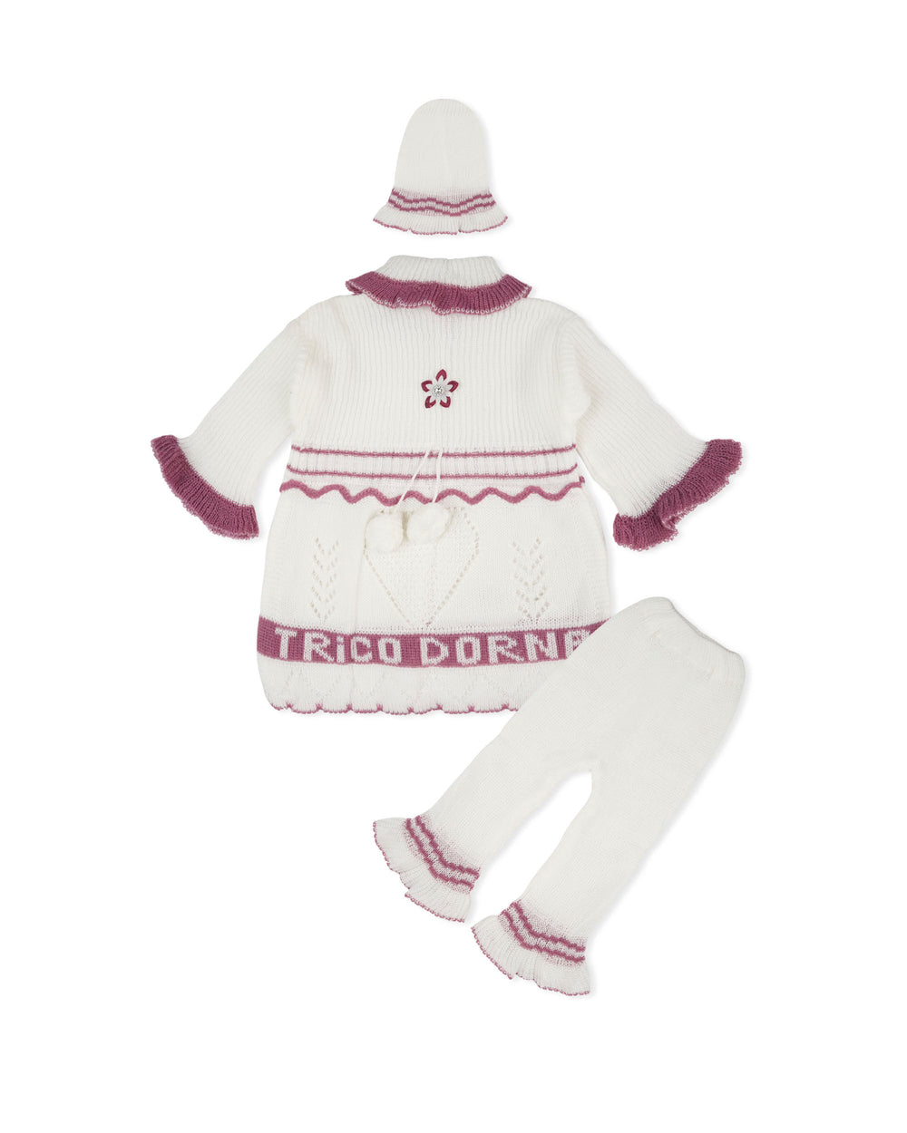 Newborn Girls Irani Suit 3 Piece Set, Newborn Girls Sets & Suits, Chase Value, Chase Value