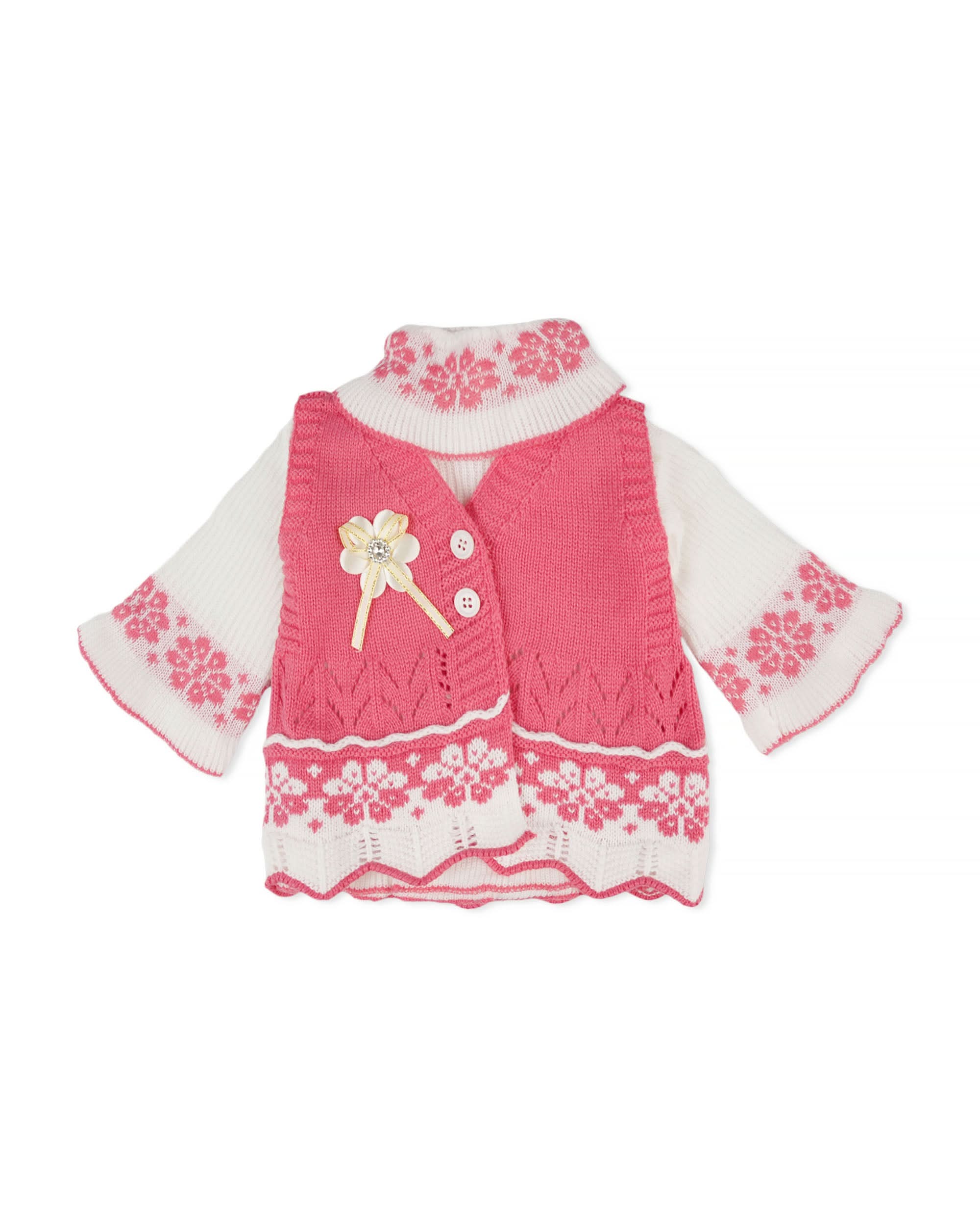 Newborn Girls Irani Suit – 4 Piece Set, Newborn Girls Sets & Suits, Chase Value, Chase Value