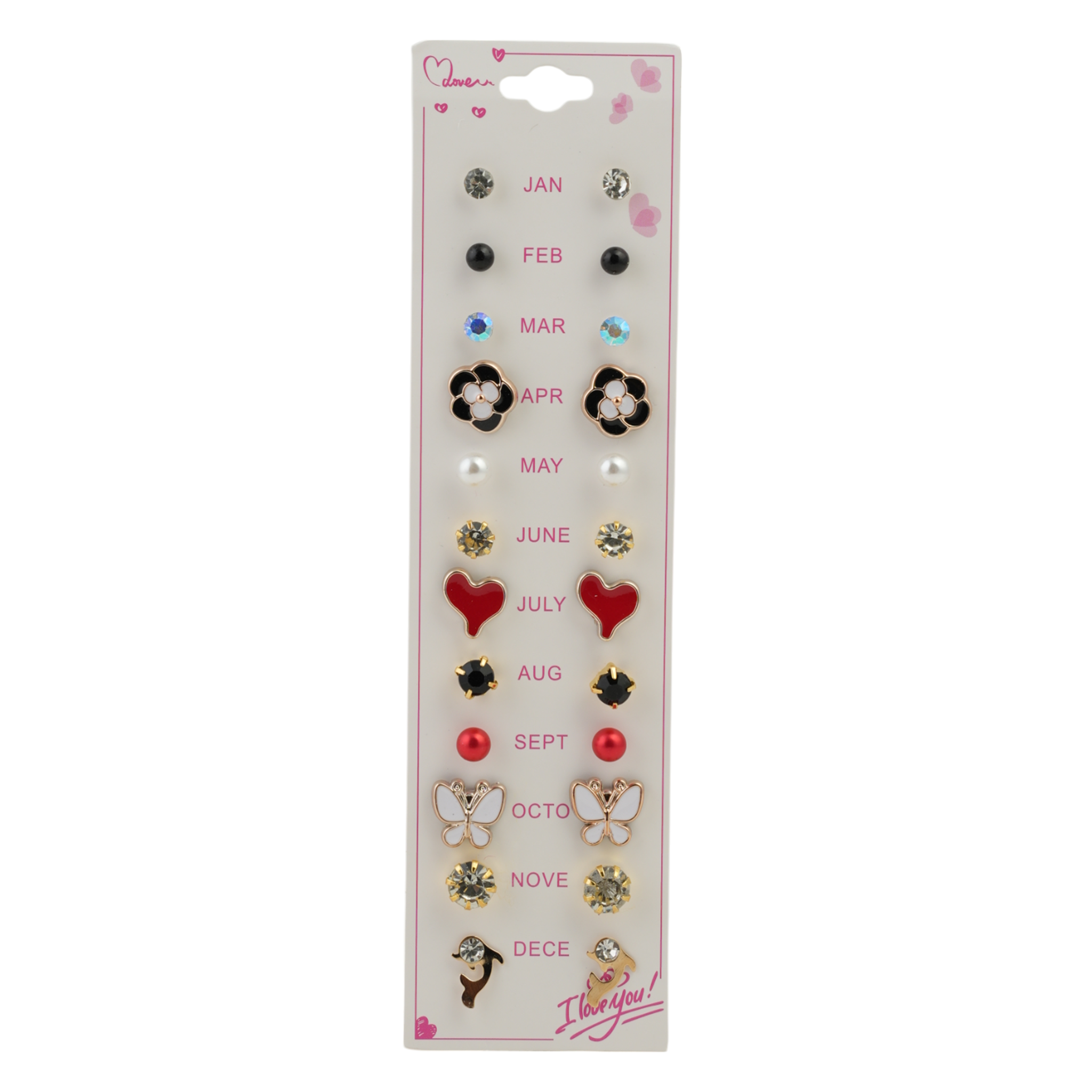 Girls Tops Card pack Of 12, Girls Earrings & Tops, Chase Value, Chase Value