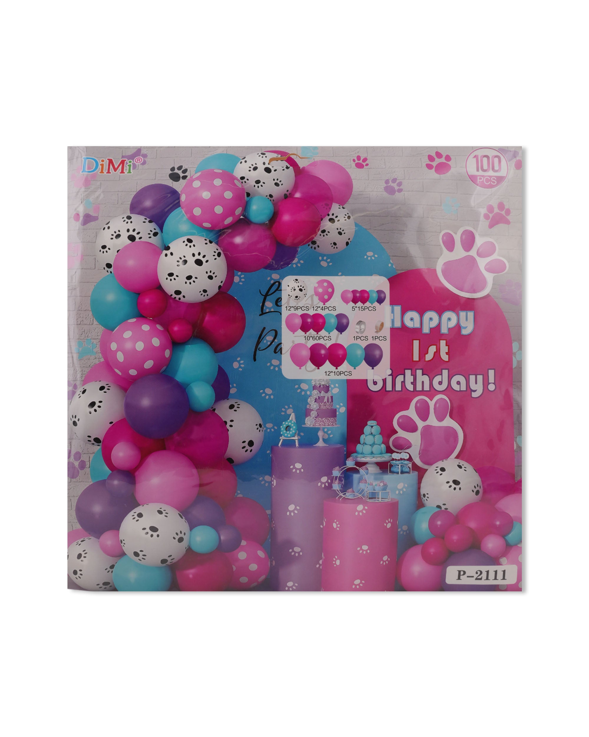 Birthday Balloon Set