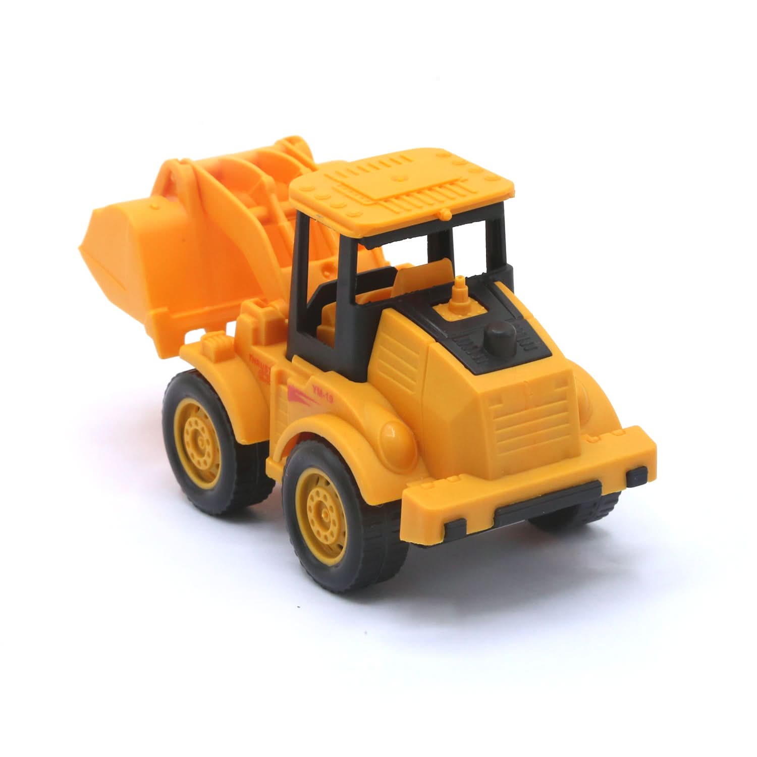 Construction Truck Pull-Back Counter Toy YM-F19 ST-02 - Mustard, Die-cast Model Car, Chase Value, Chase Value