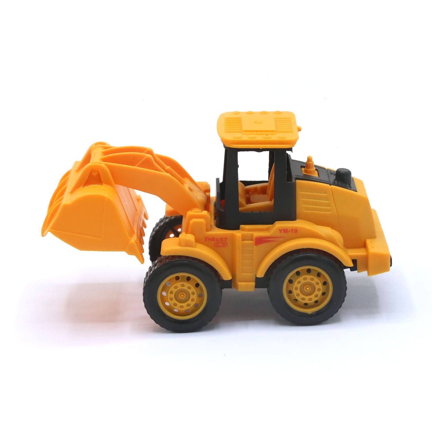 Construction Truck Pull-Back Counter Toy YM-F19 ST-02 - Mustard, Die-cast Model Car, Chase Value, Chase Value