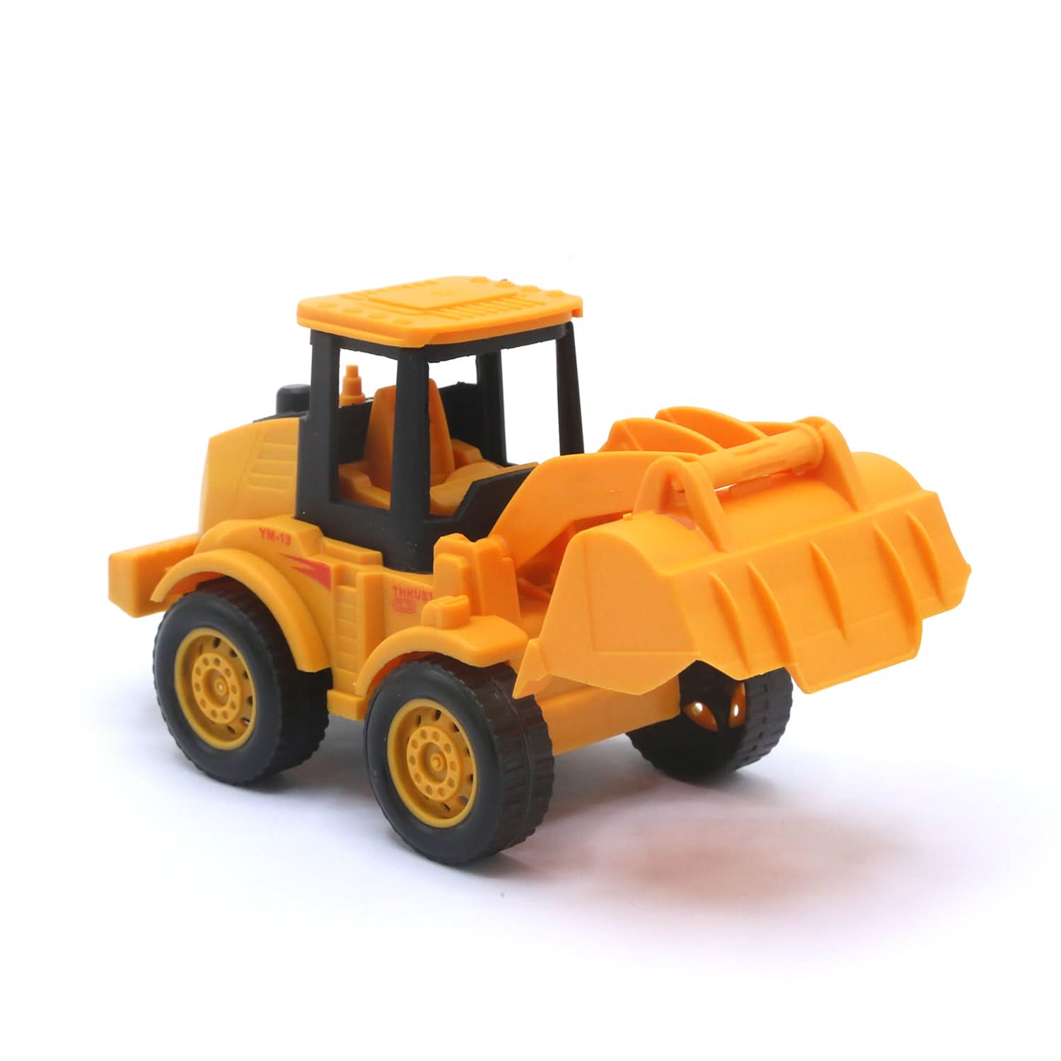 Construction Truck Pull-Back Counter Toy YM-F19 ST-02 - Mustard, Die-cast Model Car, Chase Value, Chase Value