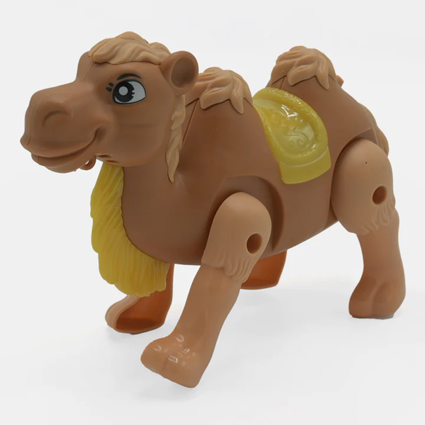 Camel Toy With Light and Music - Brown