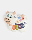 Battery Operated Piano Cow
