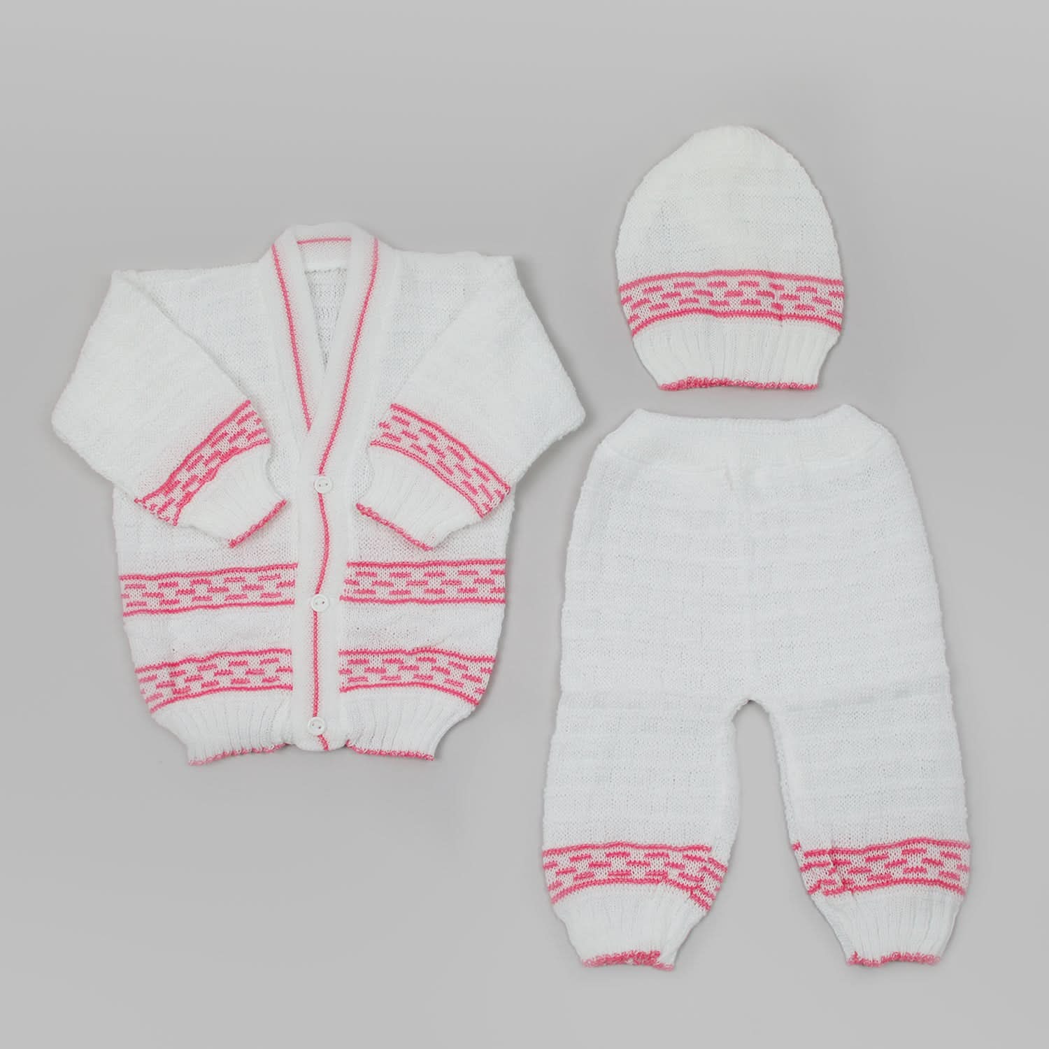 Newborn Boys Full Sleeves Suit - Pink, Newborn Boys Sets & Suits, Chase Value, Chase Value
