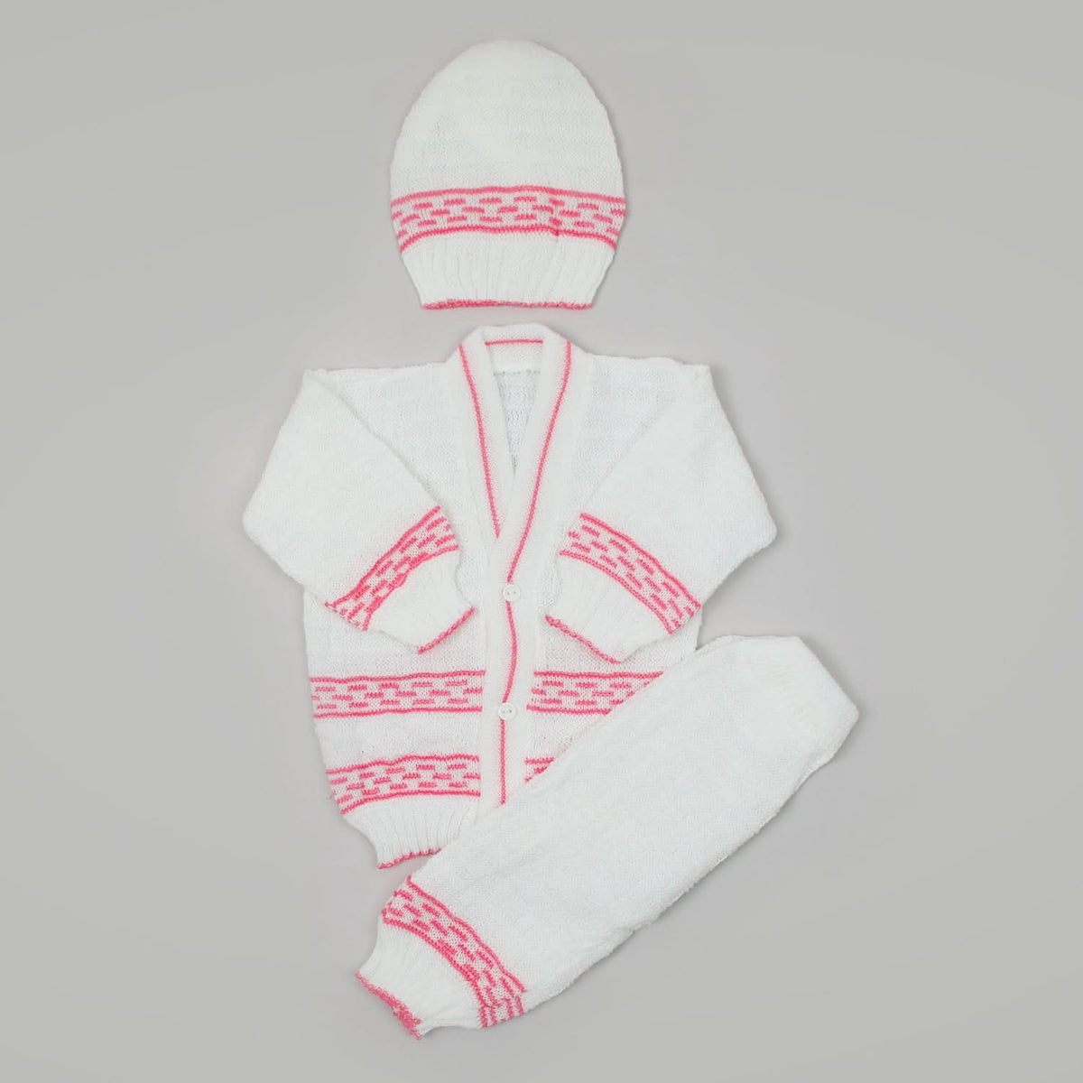 Newborn Boys Full Sleeves Suit - Pink, Newborn Boys Sets & Suits, Chase Value, Chase Value