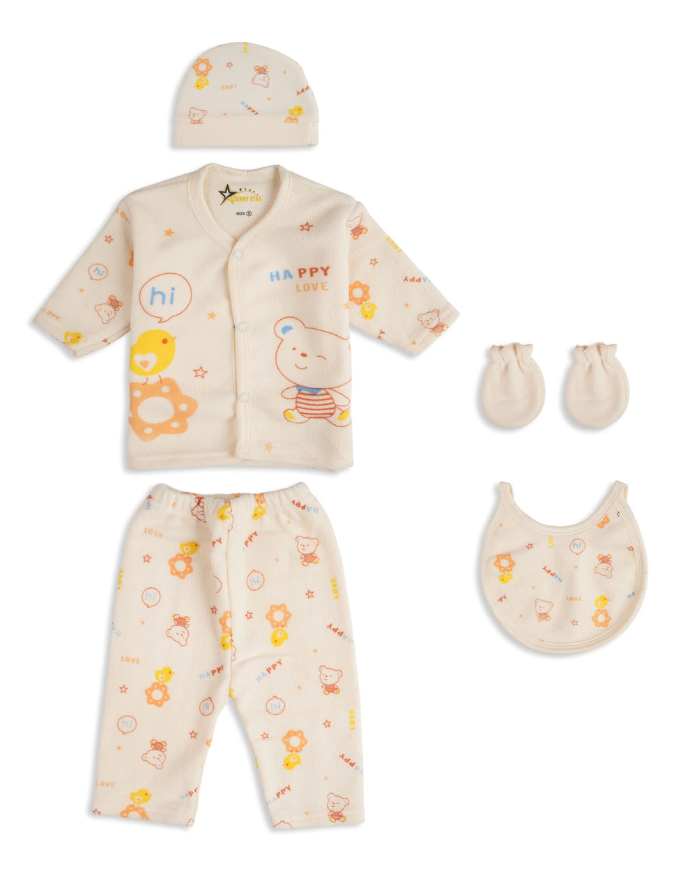 Newborn 5-Piece Set – Print, Newborn Gift Set, Chase Value, Chase Value