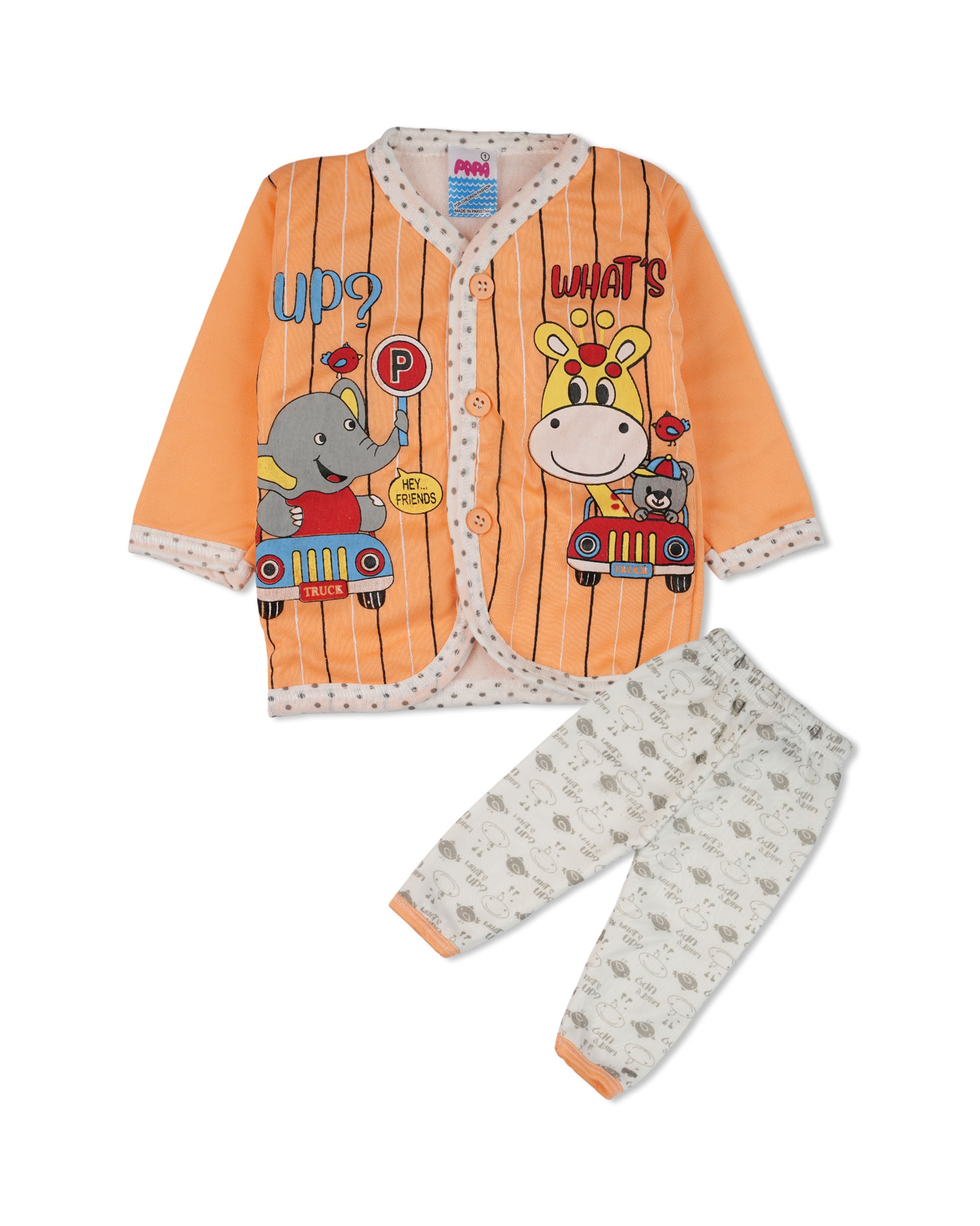 Newborn Boys Full Sleeves Suit
