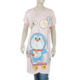 Women's  Nighty T-Shirt - Pink, Women Night Suit, Chase Value, Chase Value