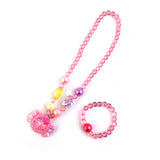 Elegant Beaded Necklace Mala For Girls - Pink, Girls Necklace & Chains, Chase Value, Chase Value