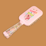 Portable & Cute Mini Hair Brush For Girls, Comb & Mirror, Chase Value, Chase Value
