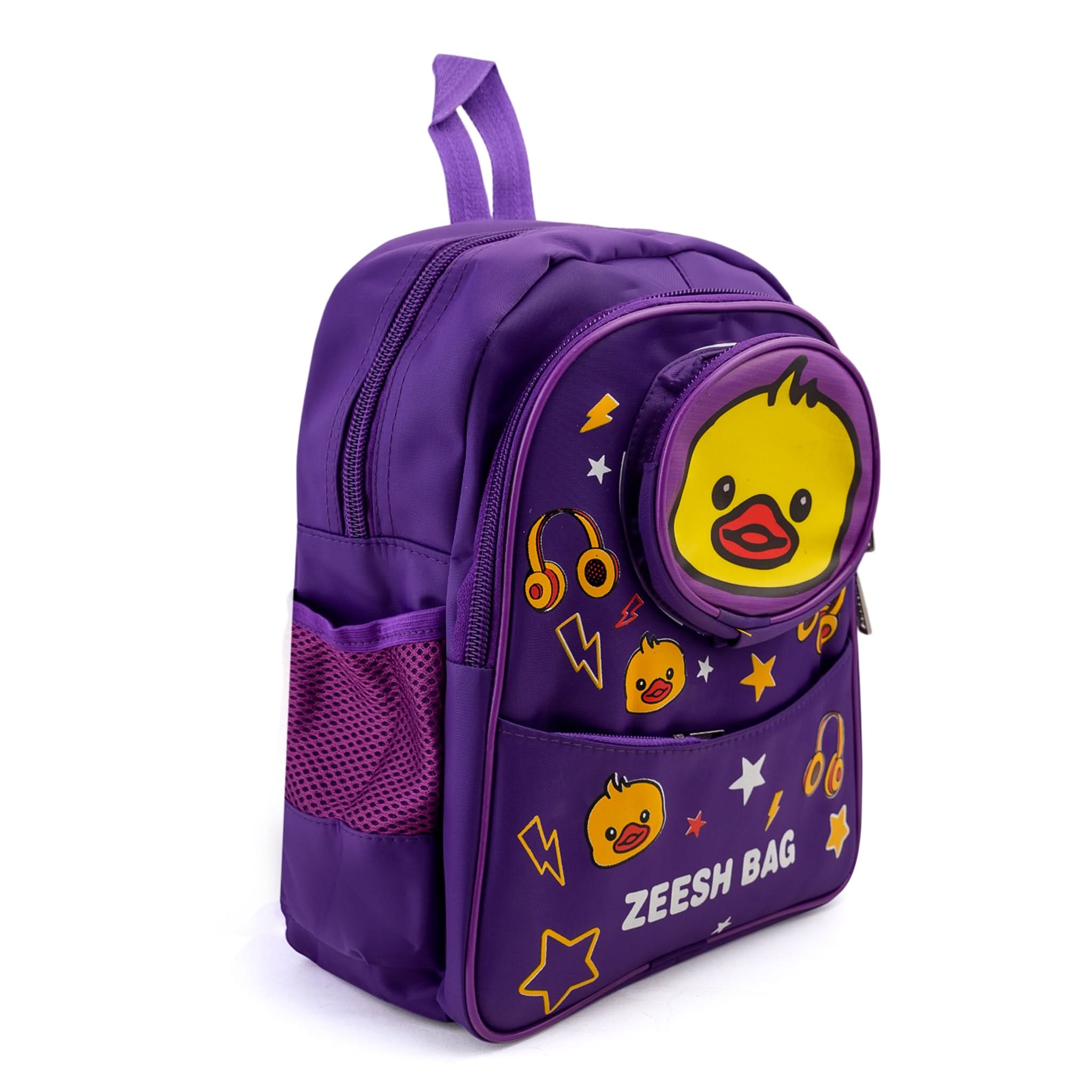 Kids School Backpack 14" Zee-221 - Purple, School Bags, Chase Value, Chase Value