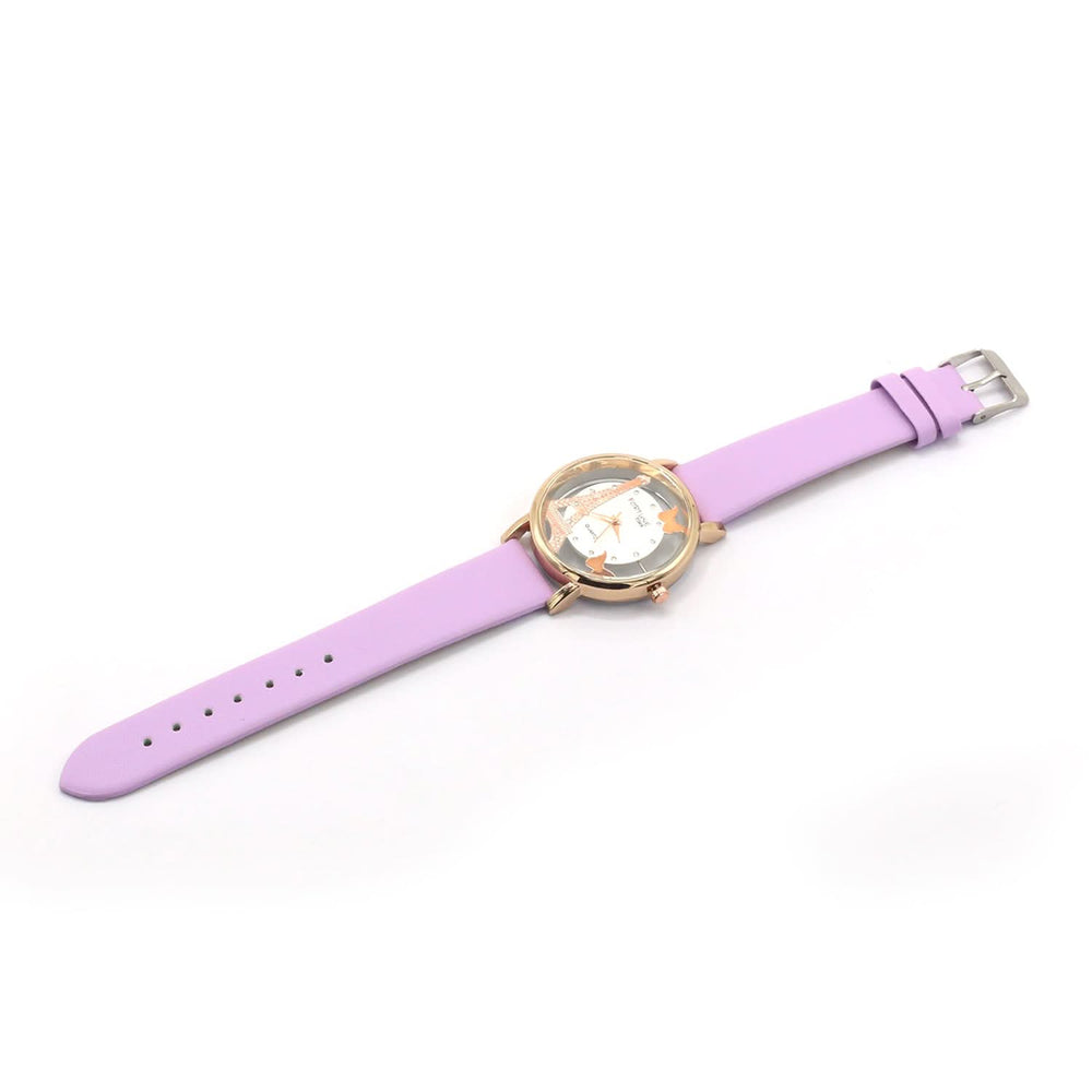 Women's Watch - Leather Strip - Purple, Women Watches, Chase Value, Chase Value