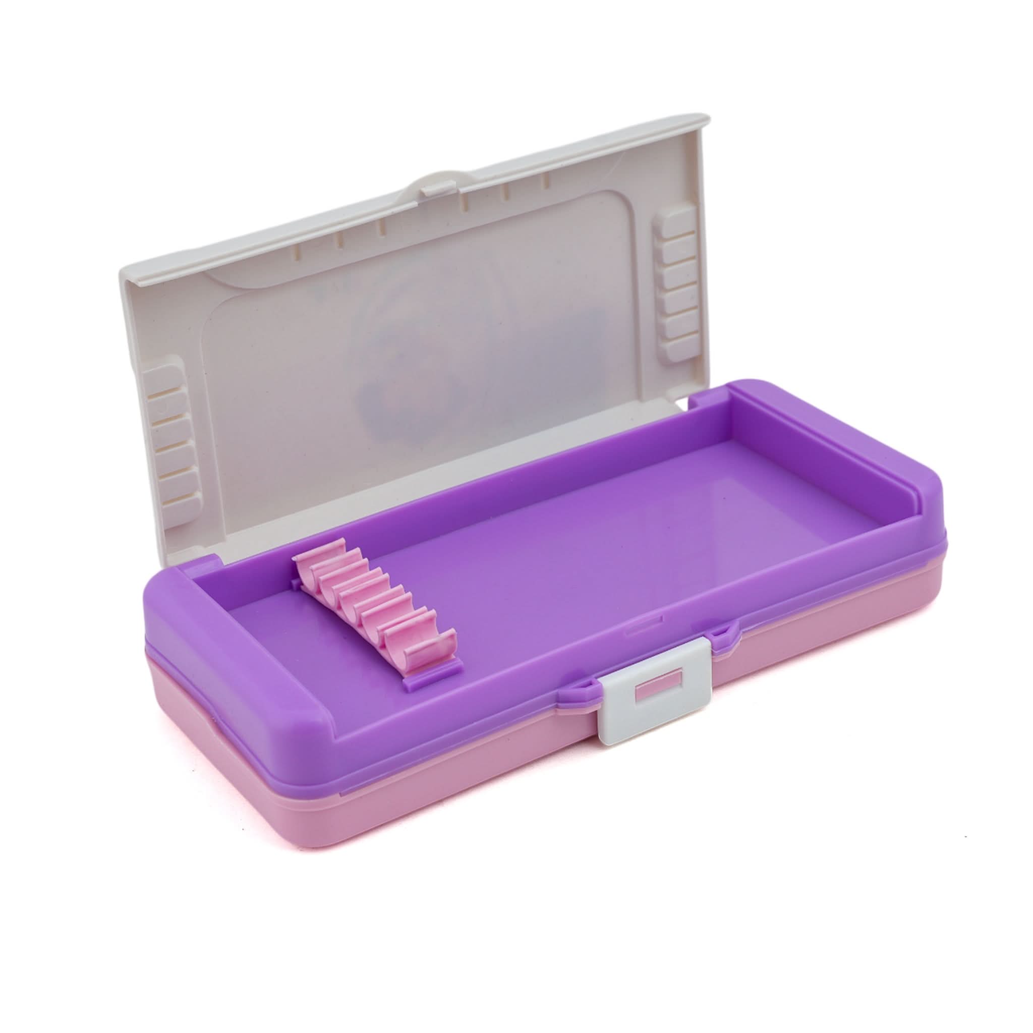 Pencil Box - Purple, Stationery Pouch & Box, Chase Value, Chase Value