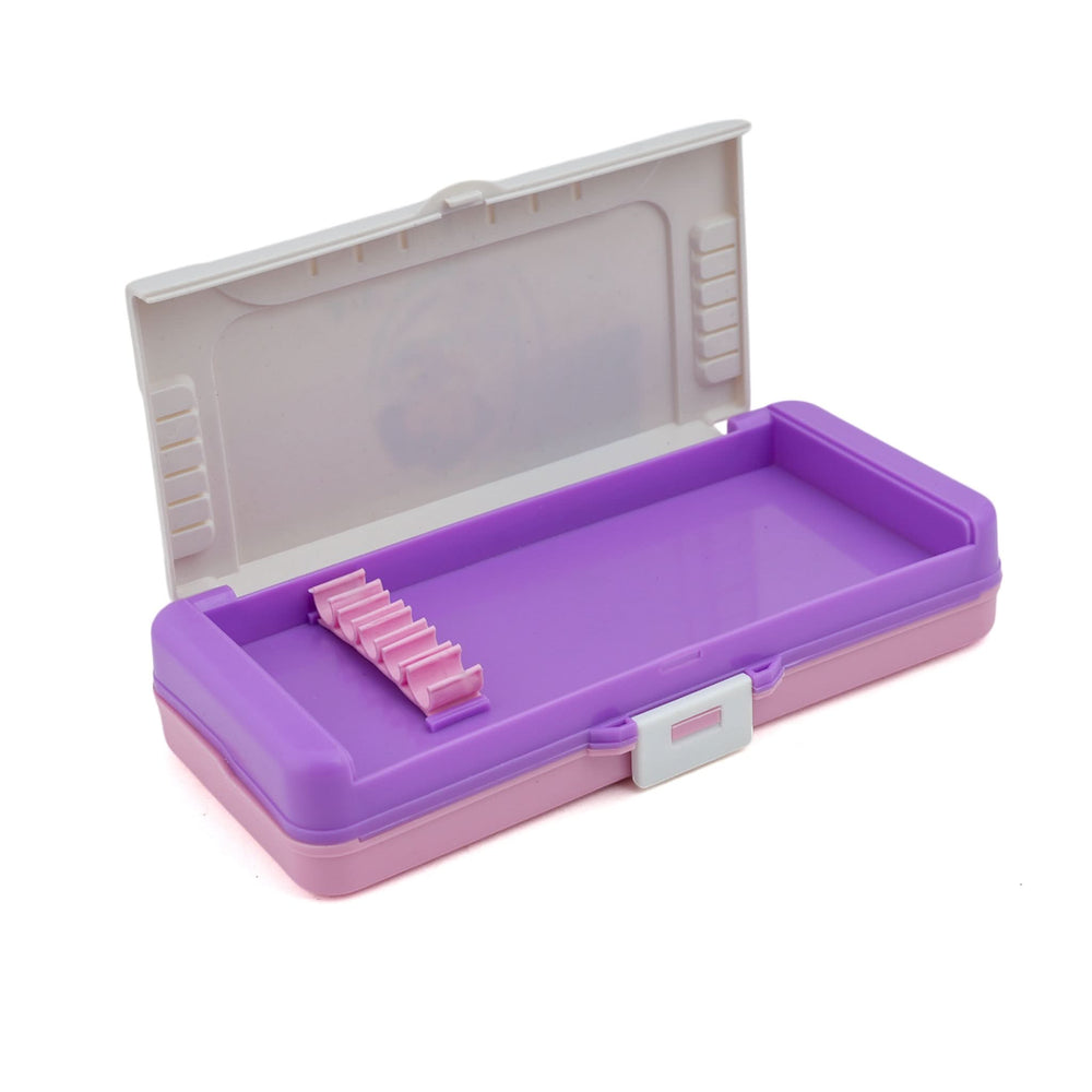 Pencil Box - Purple, Stationery Pouch & Box, Chase Value, Chase Value