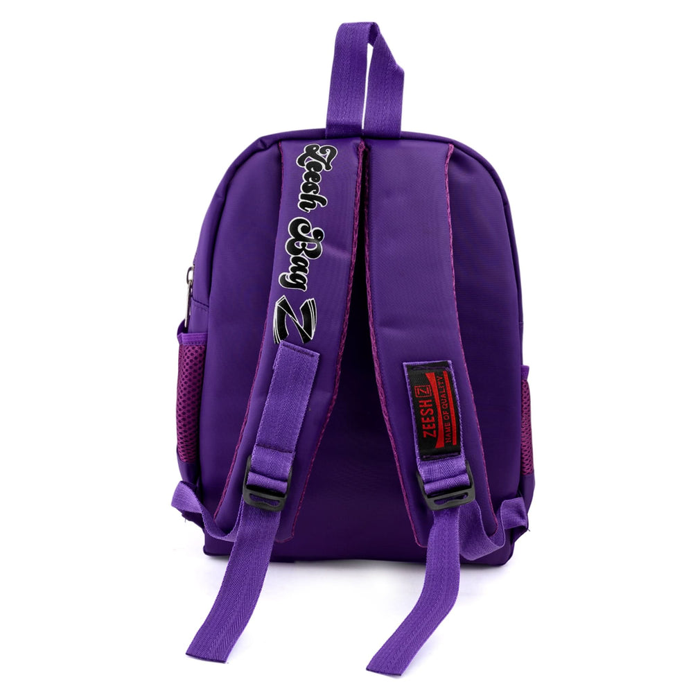 Kids School Backpack 14" Zee-221 - Purple, School Bags, Chase Value, Chase Value