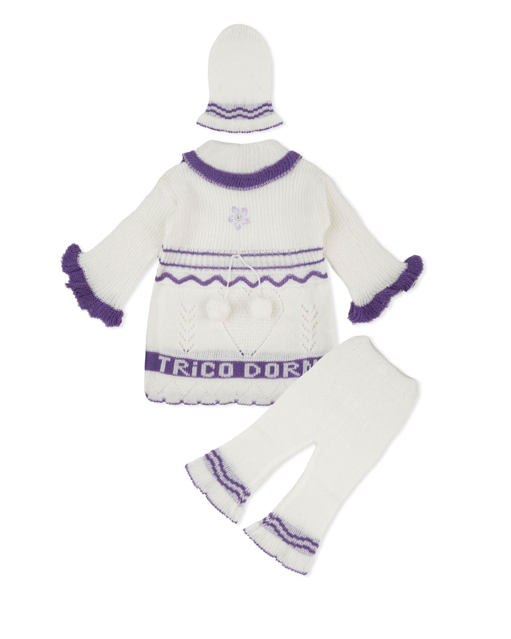 Newborn Girls Irani Suit 3 Piece Set, Newborn Girls Sets & Suits, Chase Value, Chase Value