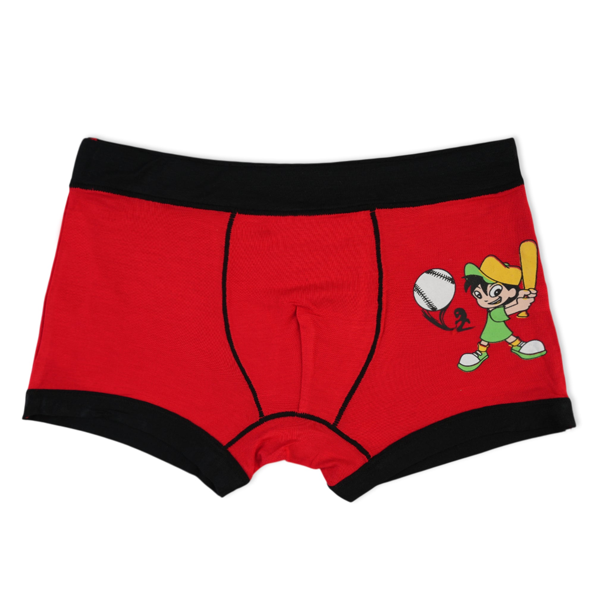 Boys Boxer - Red, Boys Underwear, Chase Value, Chase Value