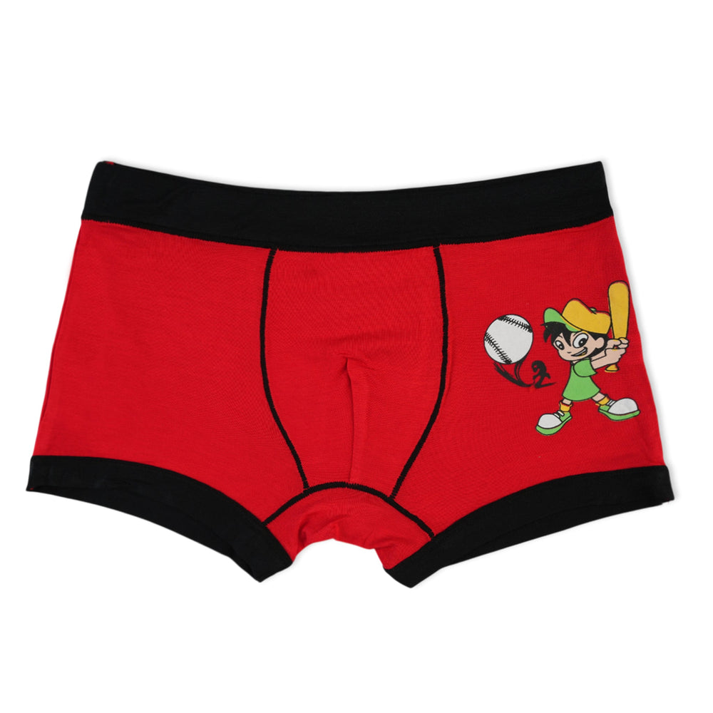Boys Boxer - Red, Boys Underwear, Chase Value, Chase Value