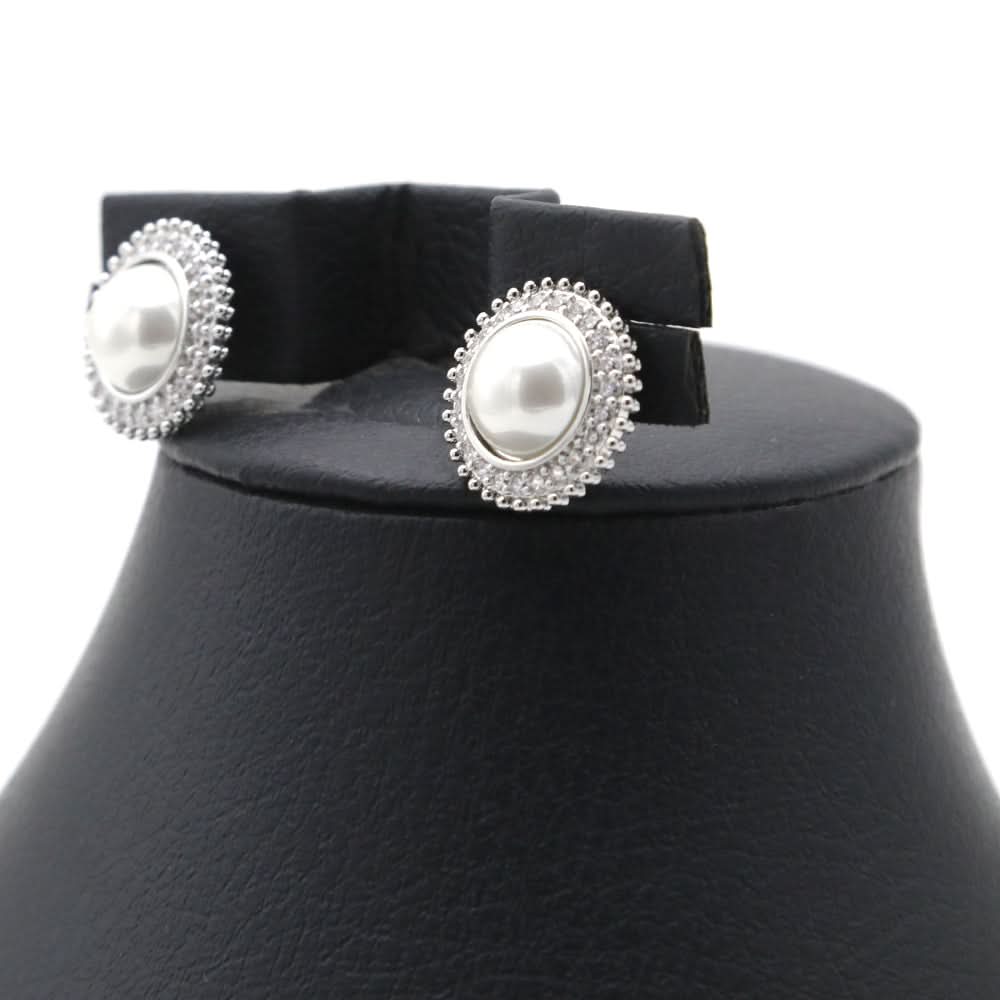 Women's Top Zircon - Silver, Women Earrings & Tops, Chase Value, Chase Value