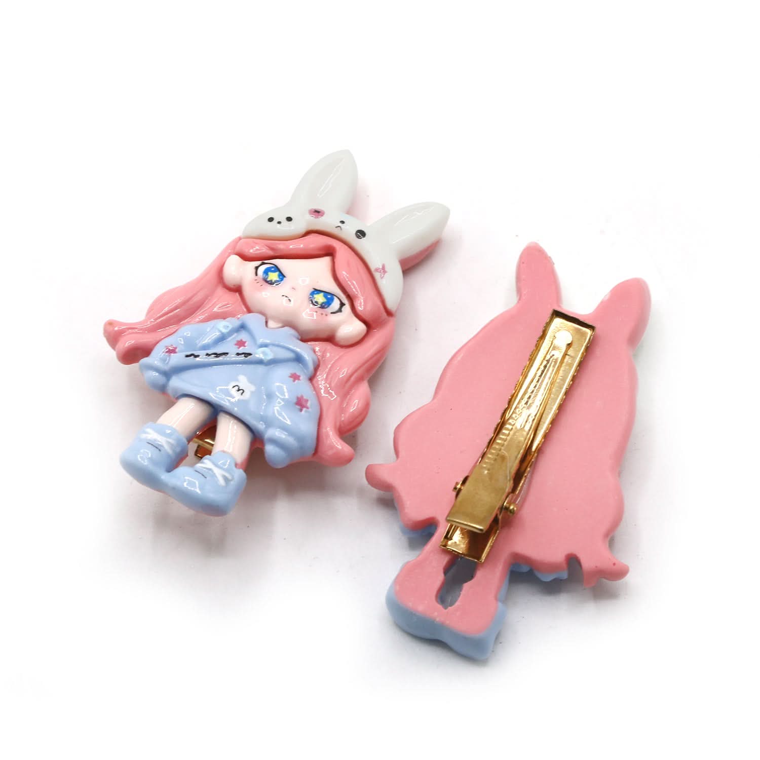 Hair Pins Pack of 2 - Sky Blue, Girls Hair Accessories, Chase Value, Chase Value