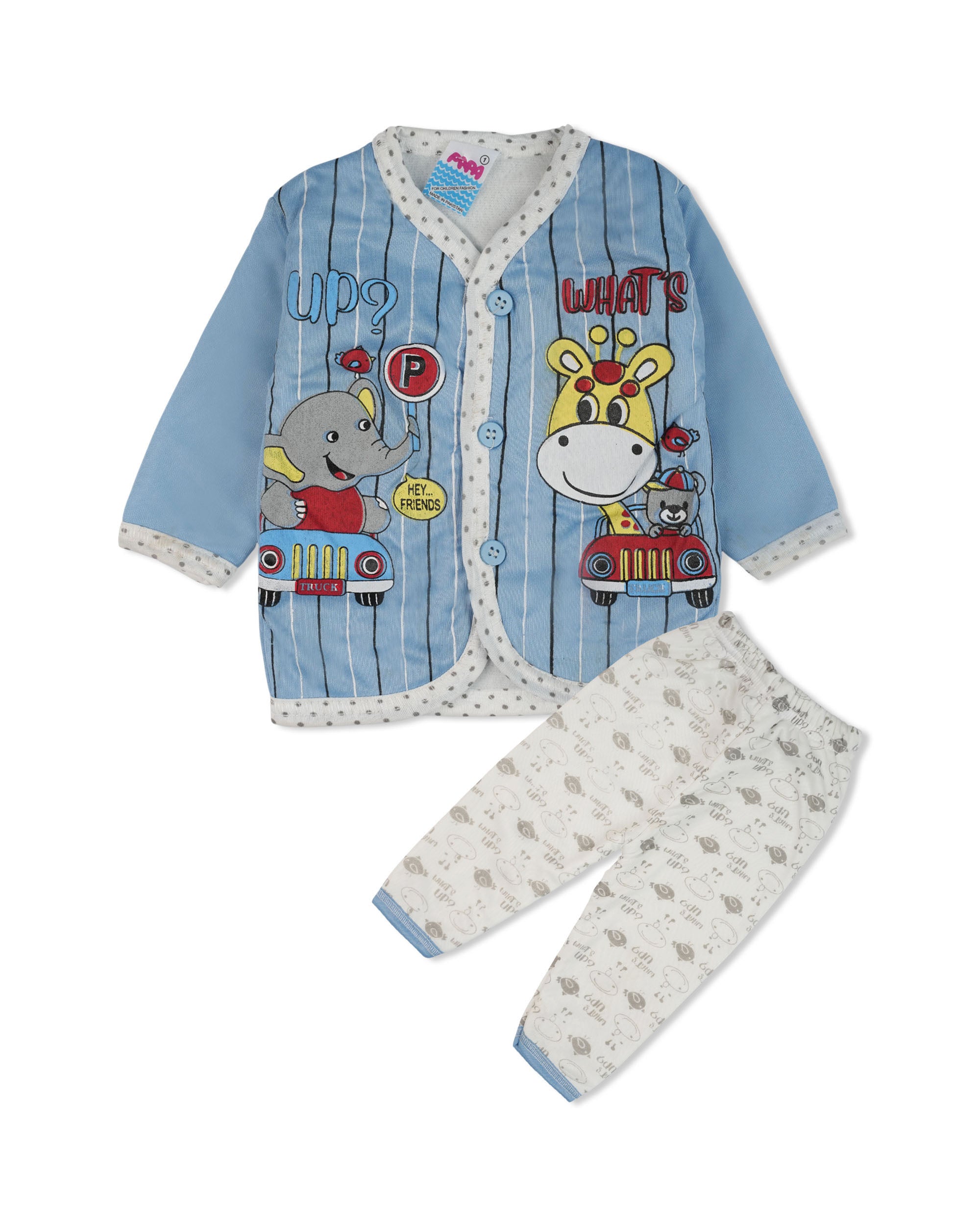 Newborn Boys Full Sleeves Suit