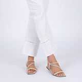 Women's Trouser - White, Women Pants & Tights, Chase Value, Chase Value