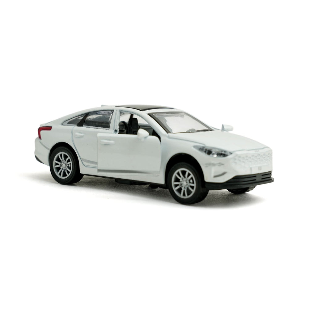 Die Cast Car With Light And Sound - White, Die-cast Model Car, Chase Value, Chase Value