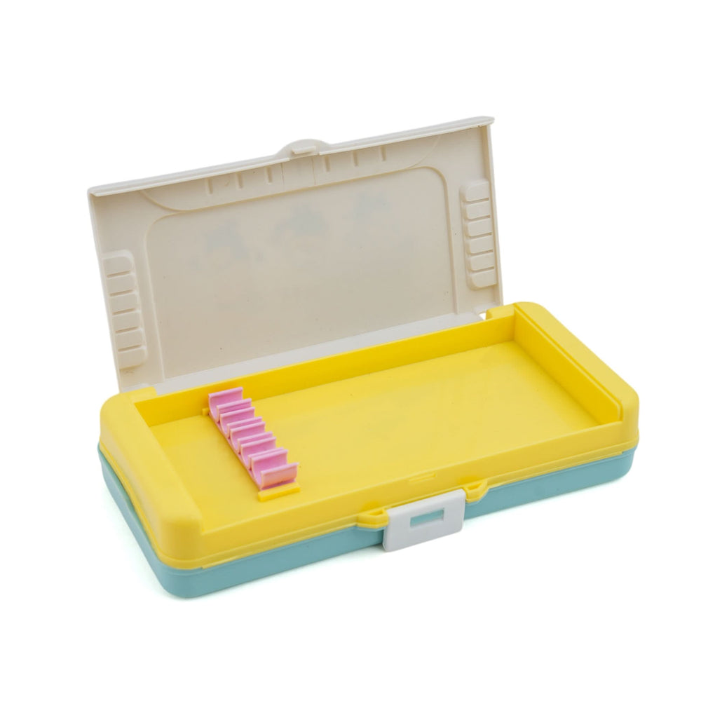 Pencil Box - Yellow, Stationery Pouch & Box, Chase Value, Chase Value
