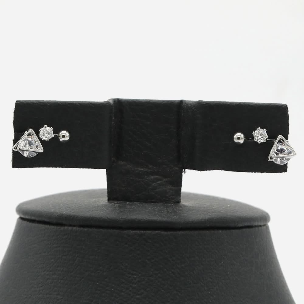 Women's Stud Earring - Silver, Women Earrings & Tops, Chase Value, Chase Value