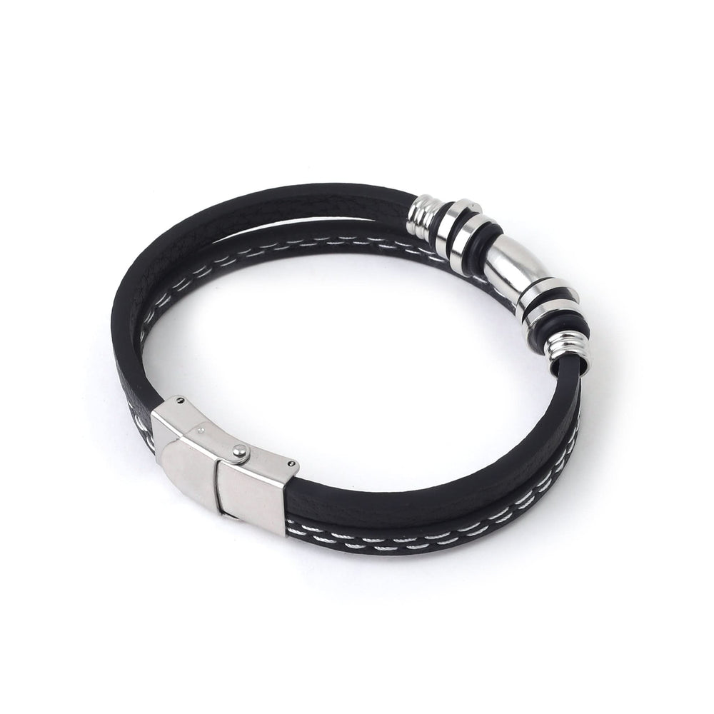 Men's Breclets - Black & Silver, Men's Jewellery, Chase Value, Chase Value