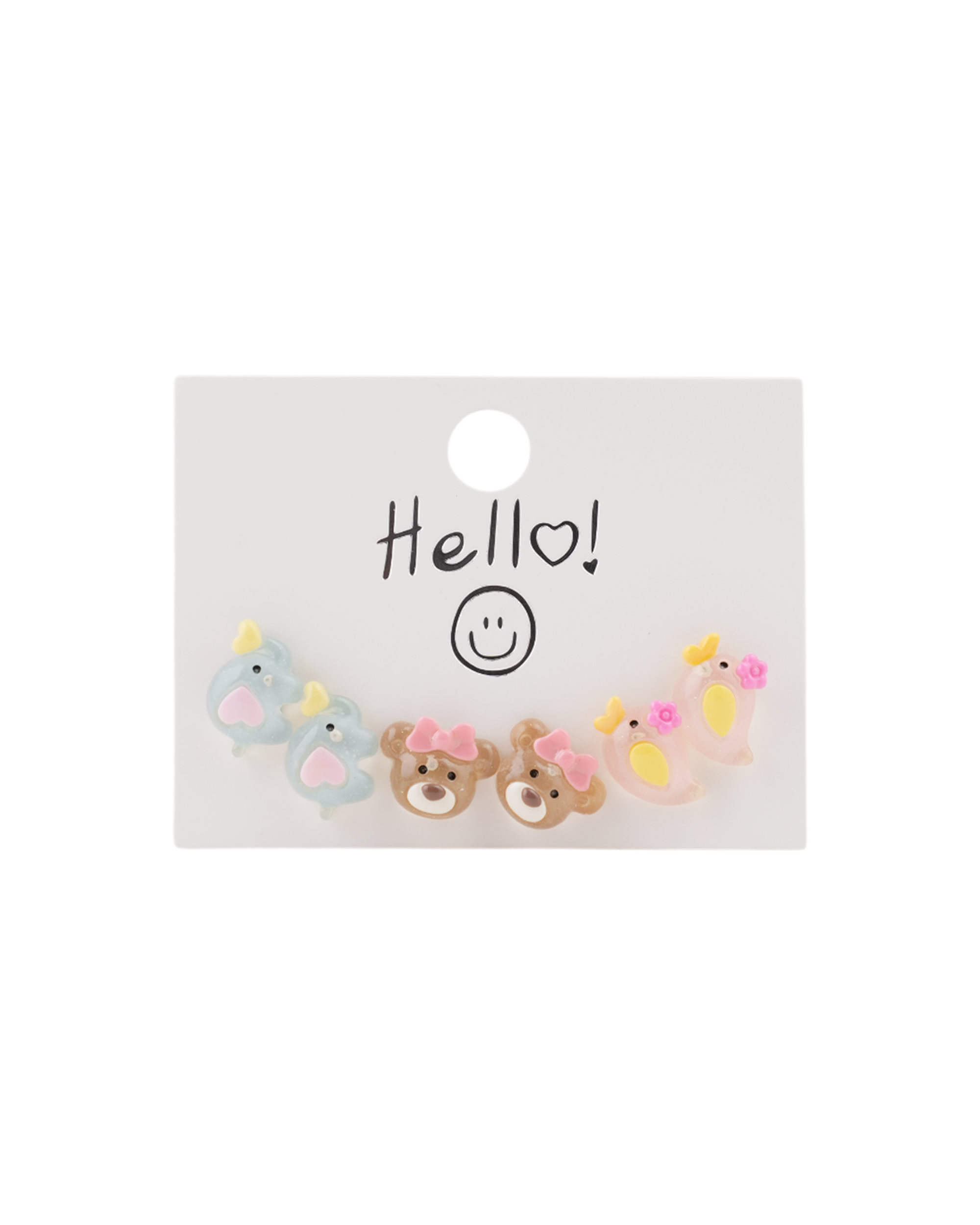 Children 3-Piece Plastic Tops, Girls Earrings & Tops, Chase Value, Chase Value