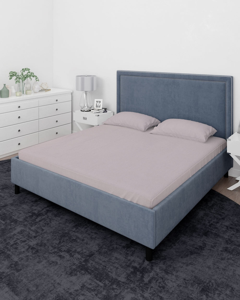 Valuables Plain Cotton Double Bedsheet 90x102, Double Size Bed Sheet, Chase Value, Chase Value