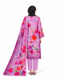 Al Jannat Karandi Printed Suit - 3 Pc