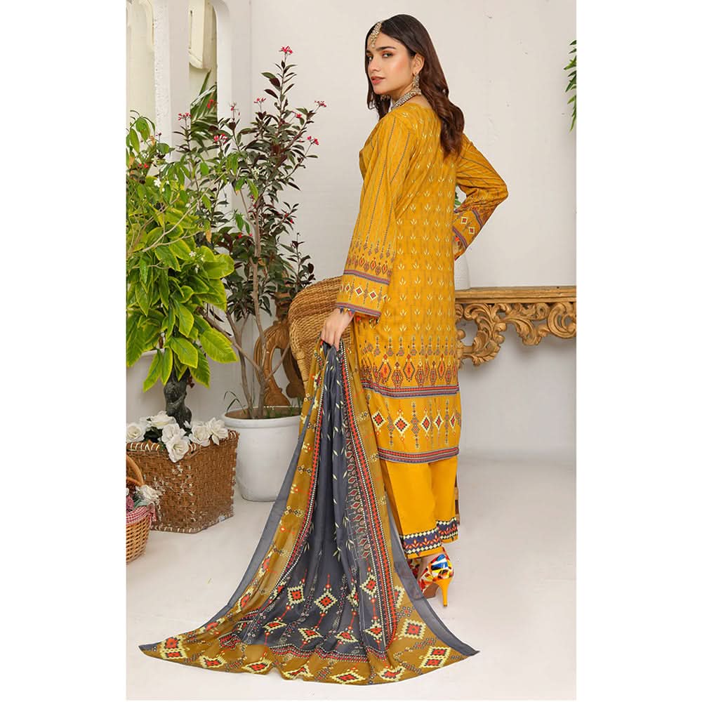 Bakht Lawn Digital Printed Embroidered Chicken Kari 3Pcs Unstitched Suit - TS-8042, Women, 3Pcs Shalwar Suit, Rana Arts, Chase Value