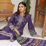 Bakht Lawn Digital Printed Embroidered Chicken Kari 3Pcs Unstitched Suit - RAY-8040, Women, 3Pcs Shalwar Suit, Rana Arts, Chase Value